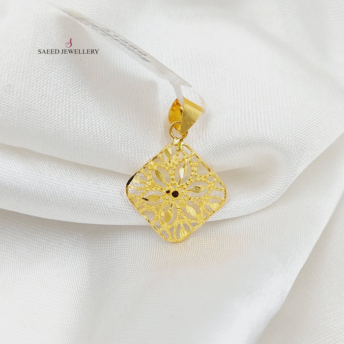 21K تعليقة معين ناعم-مجوهرات الشيخ سعيد-Saeed Jewelry