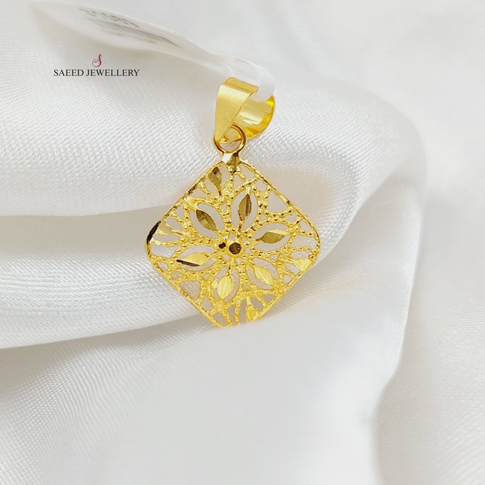 21K تعليقة معين ناعم-مجوهرات الشيخ سعيد-Saeed Jewelry