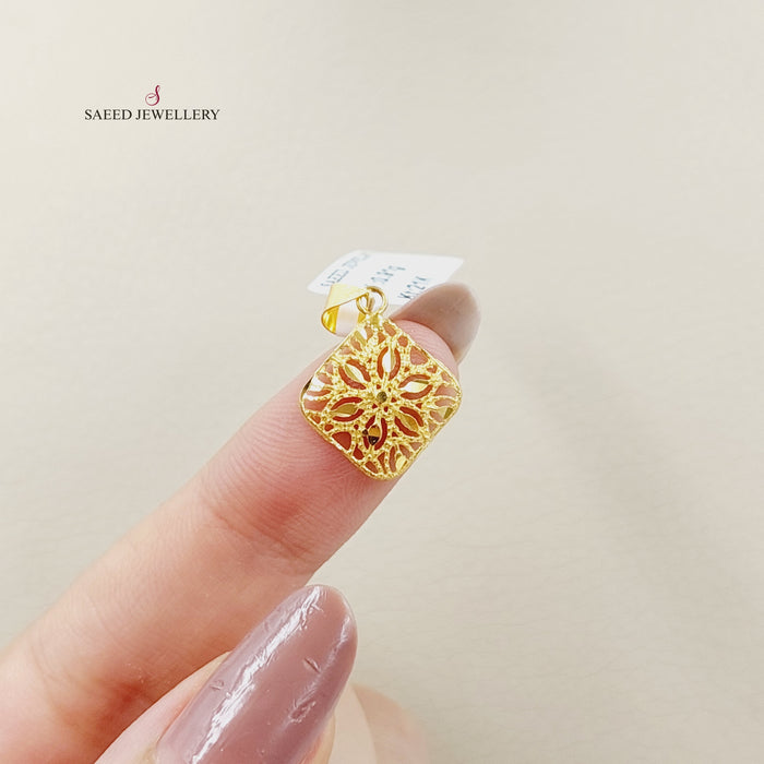 21K تعليقة معين ناعم-مجوهرات الشيخ سعيد-Saeed Jewelry
