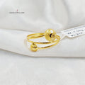21K خاتم خفيف-مجوهرات الشيخ سعيد-Saeed Jewelry