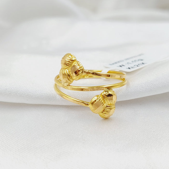 Light Ring  Made of 21K Yellow Gold by Saeed Jewelry-31058
