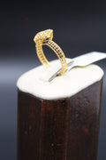 21K Light  Ring Made of 21K Yellow Gold by Saeed Jewelry-21553