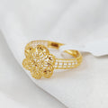 21K Light  Ring Made of 21K Yellow Gold by Saeed Jewelry-26286