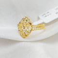 21K Light  Ring Made of 21K Yellow Gold by Saeed Jewelry-25253