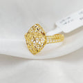 21K Light  Ring Made of 21K Yellow Gold by Saeed Jewelry-26287