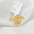 21K Light  Ring Made of 21K Yellow Gold by Saeed Jewelry-25247