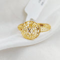 21K Light  Ring Made of 21K Yellow Gold by Saeed Jewelry-25255