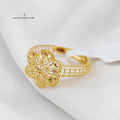 21K Light  Ring Made of 21K Yellow Gold by Saeed Jewelry-27158