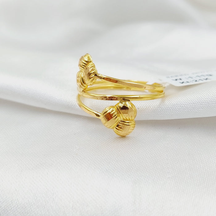 Light Ring  Made of 21K Yellow Gold by Saeed Jewelry-31058