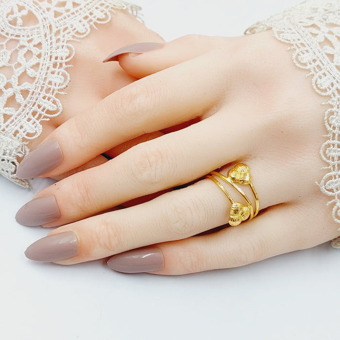 Light Ring  Made of 21K Yellow Gold by Saeed Jewelry-31058