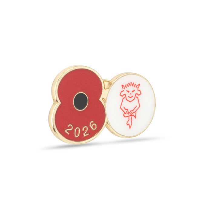 Lincoln City Poppy Football Pin 2026