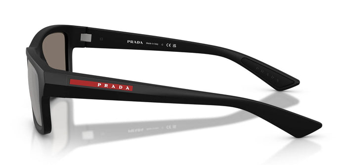 Prada Linea Rossa SPS B10#colour_matte-black-light-grey-silver-mirror