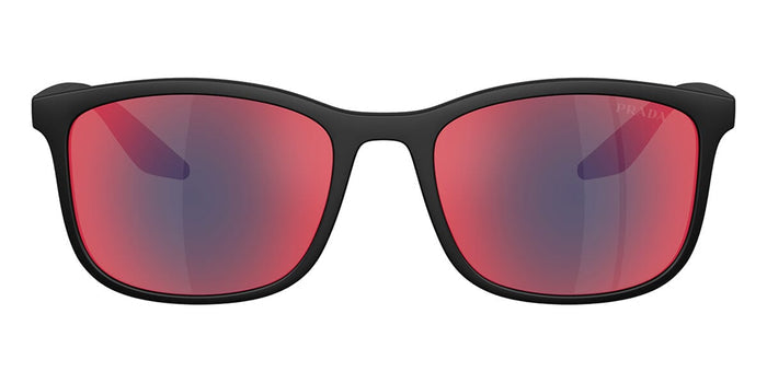 Prada Linea Rossa SPSA08S #colour_matte black/dark grey with blue and red flash mirror
