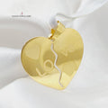 18K Love Pendant Made of 18K Yellow Gold by Saeed Jewelry-25816