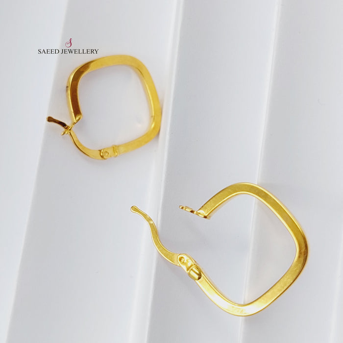 Luxury   Earrings Made Of 21K Yellow Gold by Saeed Jewelry-27666