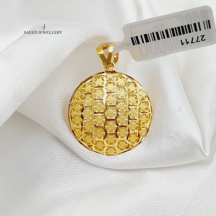 Luxury Turkish Pendant Made Of 21K Yellow Gold by Saeed Jewelry-27711