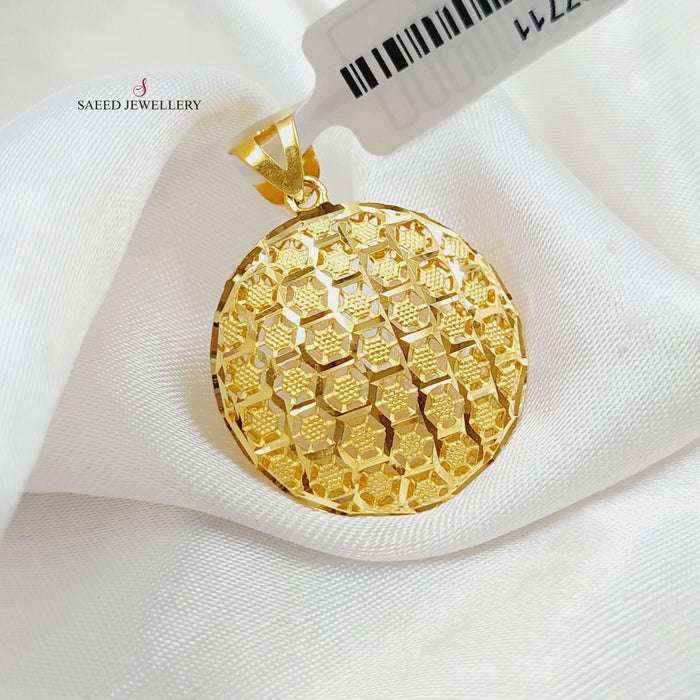 Luxury Turkish Pendant Made Of 21K Yellow Gold by Saeed Jewelry-27711