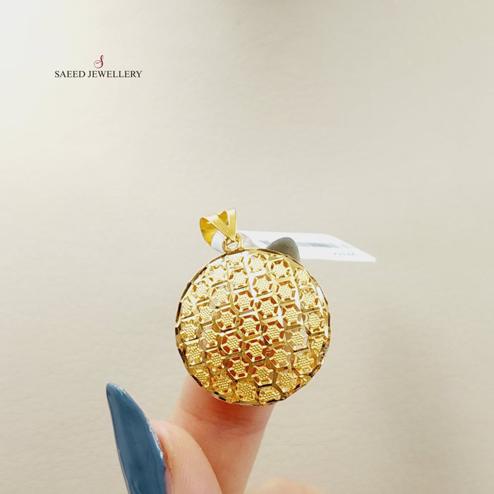 Luxury Turkish Pendant Made Of 21K Yellow Gold by Saeed Jewelry-27711