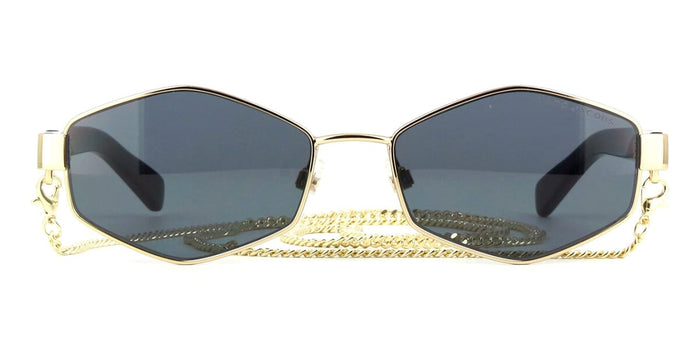 Marc Jacobs Marc 496-S AIR#colour_shiny-gold-and-black-grey-with-light-mirror