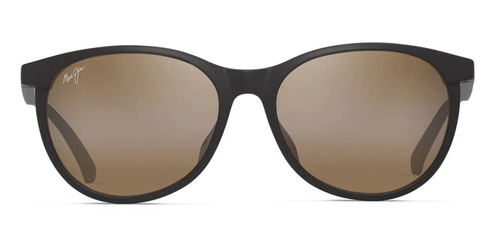 Maui Jim Alahee MJ0600SA #colour_matte solid dark brown/hcl bronze super thin glass