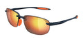 Maui Jim Ho’okipa Ultra AF MJ0677SA #colour_solid-matte-dark-blue-hawaii-lava-full-mirror-polar