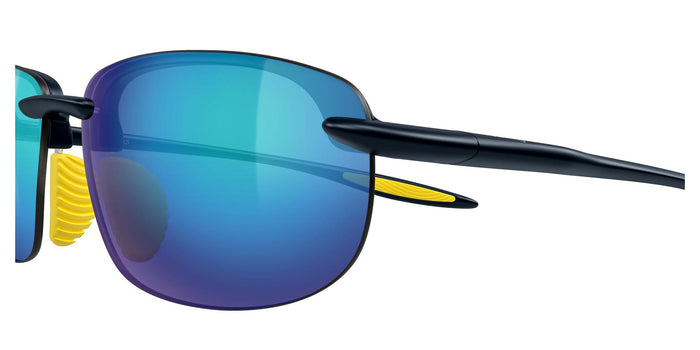 Maui Jim Ho’okipa Ultra AF MJ0677SA #colour_solid-matte-dark-blue-blue-hawaii-full-mirror-polar