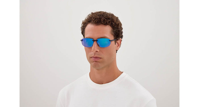 Maui Jim Ho’okipa Ultra AF MJ0677SA #colour_solid-matte-dark-blue-blue-hawaii-full-mirror-polar