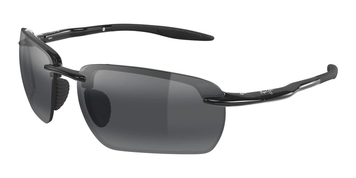 Maui Jim Ho’Okipa Ultra G MJ0336S #colour_shiny-black-neutral-grey-bi-gradient-polar