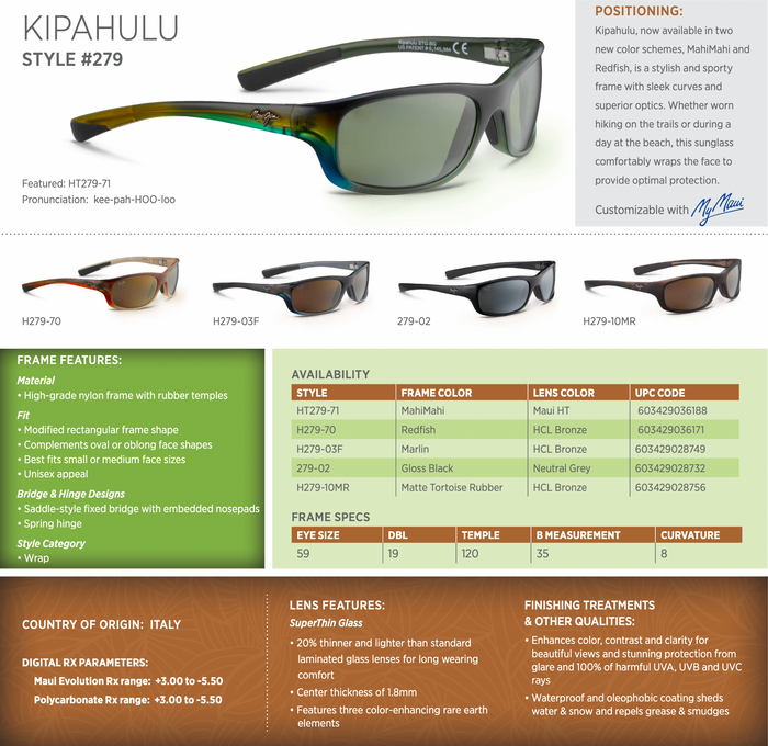 Maui Jim Kipahulu Kipahulu #colour_matte tortoise rubber/bronze