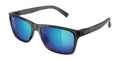 Maui Jim Kōwelo MJ0345S #colour_shiny-transparent-dark-grey-blue-hawaii-full-mirror-polar