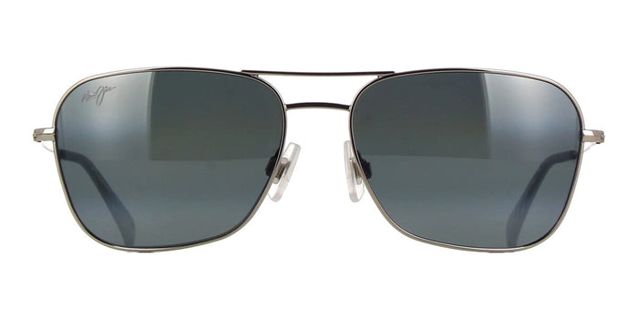 Maui Jim Naauao Naauao #colour_shiny silver with crystal/neutral grey maui pure