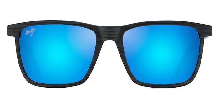 Maui Jim One Way One Way #colour_dark navy stripe/blue hawaii with super thin glass