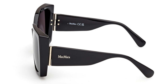 MaxMara Hinge MM0131 Shiny Black/Smoke #colour_shiny-black-smoke