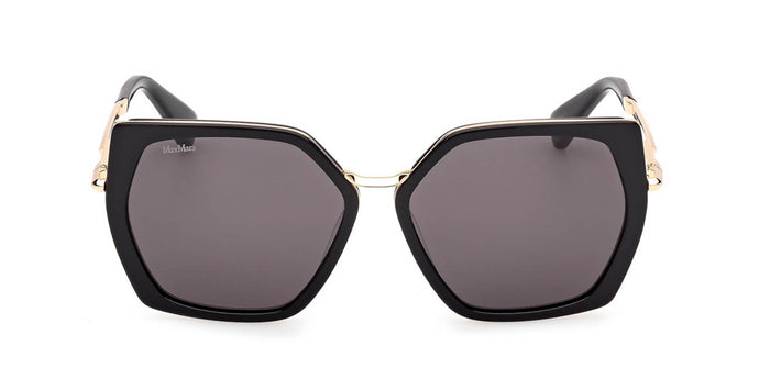 MaxMara Miller-5 MM0136 Shiny Black/Smoke #colour_shiny-black-smoke