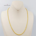 21K Medium Thickness Rope Chain Made of 21K Yellow Gold by Saeed Jewelry-26002