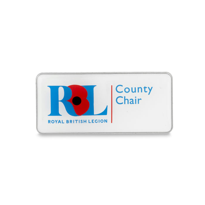 MEMBERS RBL County Chair Badge