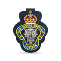 MEMBERS Silk Embroidered RBL Badge Blue Background