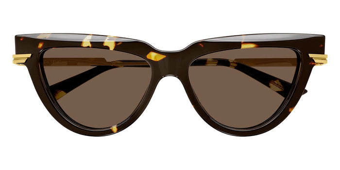 Bottega Veneta Minimalist BV1265S #colour_havana with gold/brown