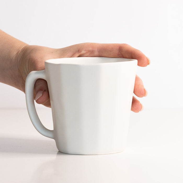 Monday Mug – Handmade Porcelain Coffee Cup