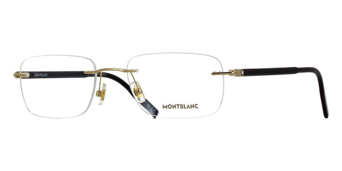Montblanc MB0221O #colour_shiny gold and black