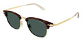Montblanc MB0364S #colour_havana and gold/green