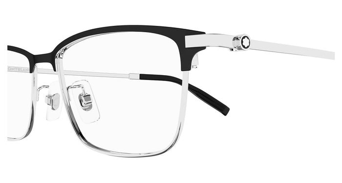 Montblanc MB0374OA #colour_shiny black and silver