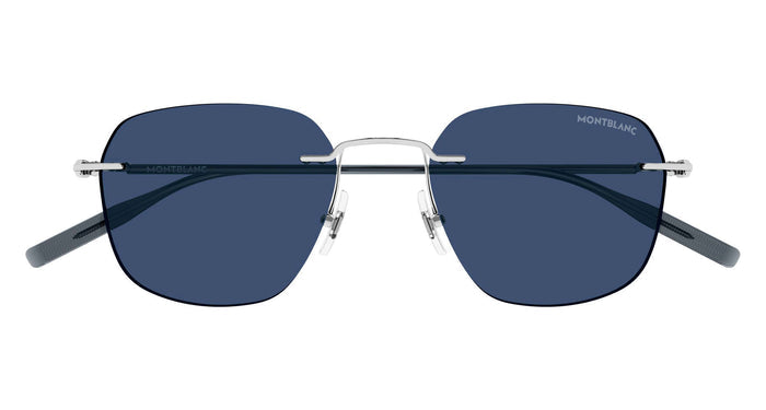 Montblanc MB0430S#colour_silver/blue