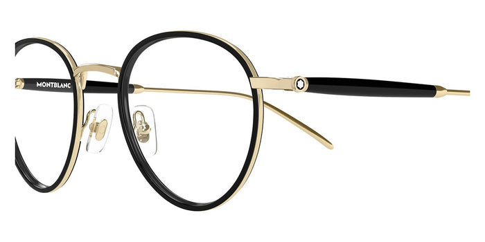 Montblanc MB0442O #colour_shiny black on gold