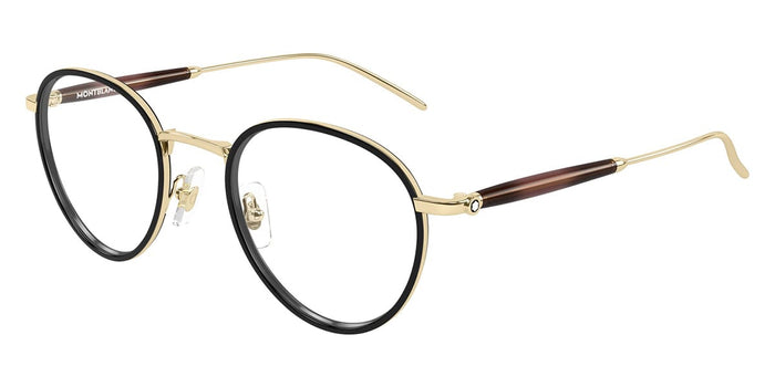 Montblanc MB0442O #colour_shiny brown on gold