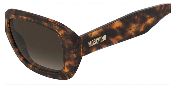 Moschino MOS199/S #colour_shiny dark havana/brown gradient with light mirror