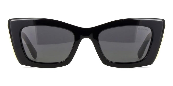 Mulberry SML297 #colour_shiny super black/grey with light mirror