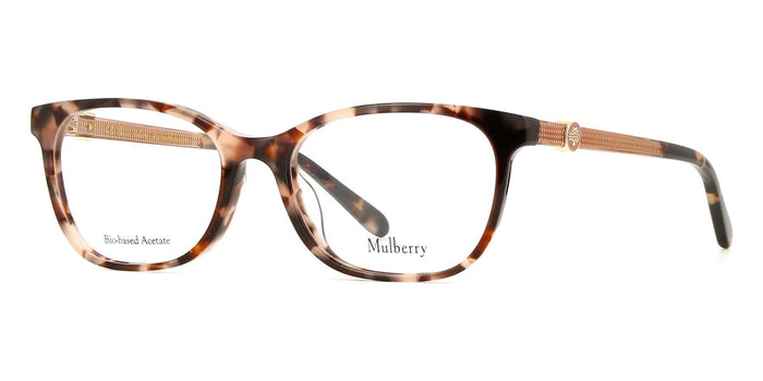 Mulberry VML305 #colour_shiny dark brown and pink havana