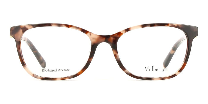 Mulberry VML305 #colour_shiny dark brown and pink havana