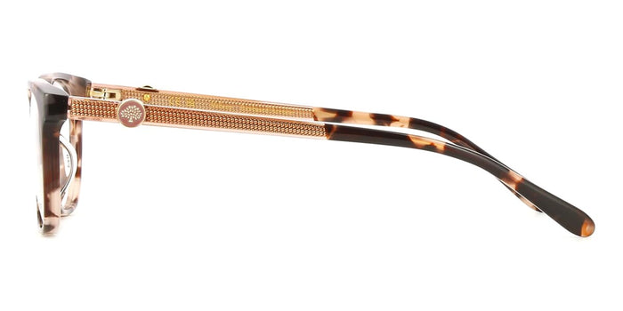 Mulberry VML305 #colour_shiny dark brown and pink havana